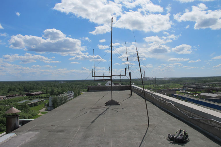 Установка антенны MotoTRBO Capacity и Купол DMR на ПГ Фосфорит