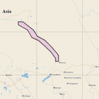 Карта C-MAP RS-524 реки Обь и Томь. Томск-Нижневартовск.