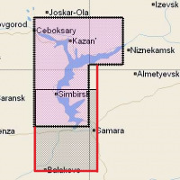 Карта C-MAP RS-222 Чебоксары - Тольятти
