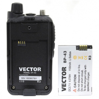 Vector VT-43 R3 аккумулятор