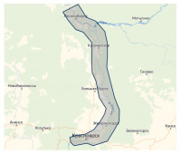 Карта C-MAP RS-523 река Енисей. Дивногорск-Лесосибирск