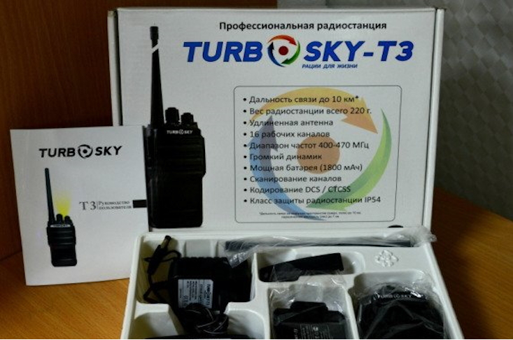 Обзор портативной радиостанции Turbosky T3
