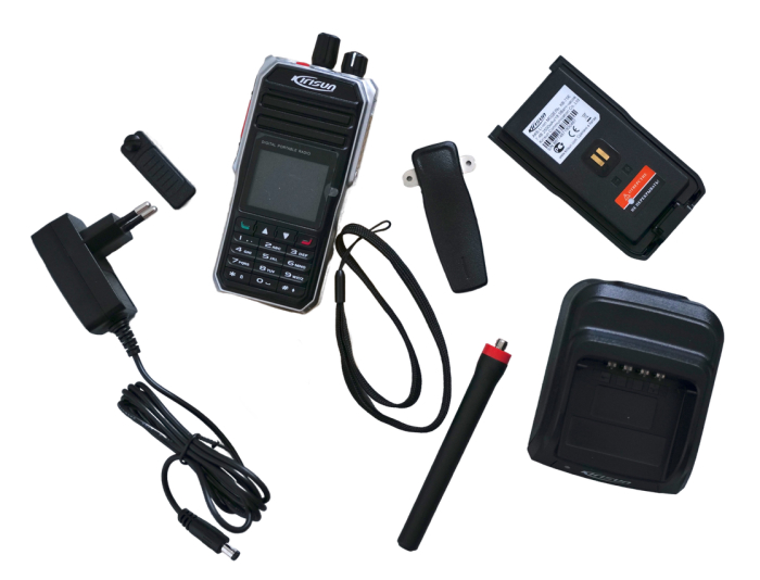 Комплект поставки Kirisun DP680 Комплект поставки Kirisun DP680
