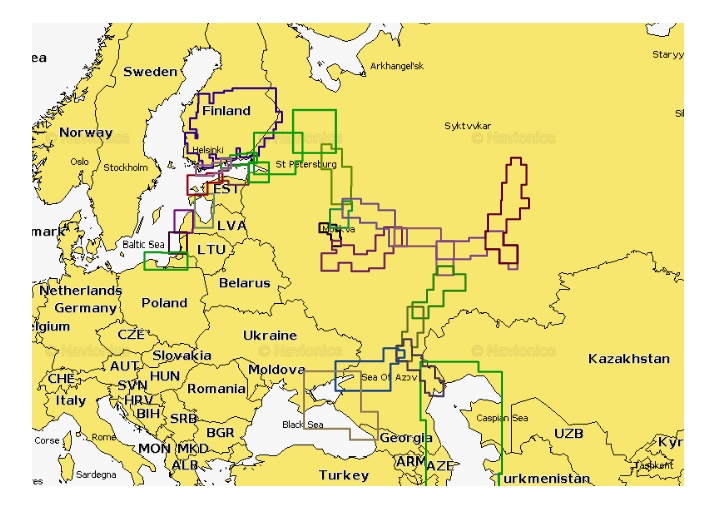 Карта глубин Navionics 5G763S Новосибирское водо��ранилище, купить за9200.00 руб в K-Radio.ru