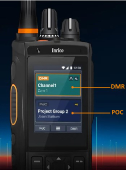 Гибридный терминал LTE+DMR Inrico IRC380