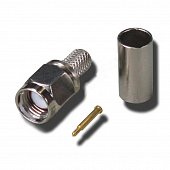 S-111F ВЧ-разъем SMA,  штекер,  RG-58,  обжимной (crimp)