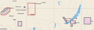Карта C-MAP RS-238 Сибирские озера