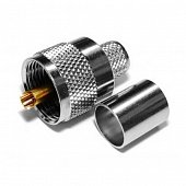 U-111B ВЧ-разъем UHF,  штекер,  RG-213,  обжимной (crimp)