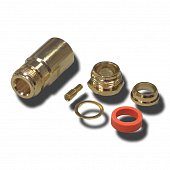 N-212B ВЧ-разъем N,  гнездо,  RG-213,  прижимной (clamp)