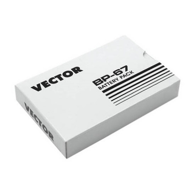 Аккумулятор Vector BP-67 в упаковке