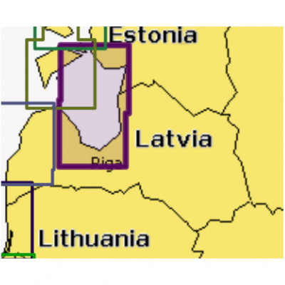 Navionics 5G332S	Западная Латвия