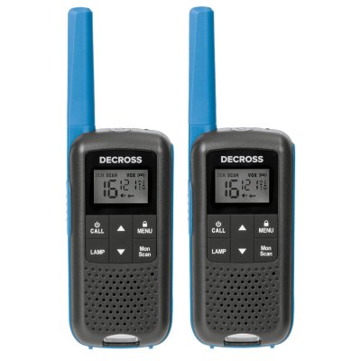 Комплект раций Decross DC63 Blue Twin