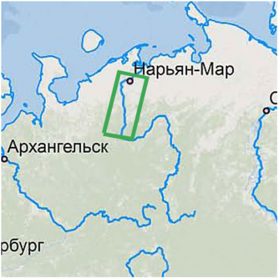 Печора карта россии