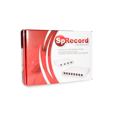 SpRecord A8 упаковка