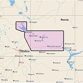 Карта C-MAP RS-214 Рыбинск - Чебоксары, Волго - Балт