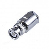 B-112B ВЧ-разъем BNC,  штекер,  RG-213,  прижимной (clamp)