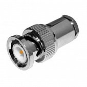 B-112F ВЧ-разъем BNC,  штекер,  RG-58,  прижимной (clamp) 