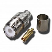 U-211B ВЧ-разъем UHF,  гнездо,  RG-213,  обжимной (crimp)