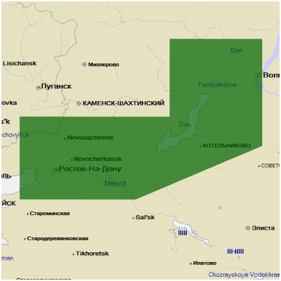 Карта C-MAP RS-234 Волгодонский канал