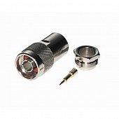 N-112B (Belden 9913) 2.8 mm pin, ВЧ-разъем N,  штекер,  DX-10A,  прижимной (clamp)