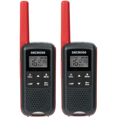 Комплект радиостанций Decross DC63 Red Twin