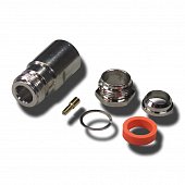 N-212/8D ВЧ-разъем N,  гнездо,  8D-FB,  прижимной (clamp)