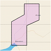 Карта C-MAP RS-509 реки Обь и Томь, Новосибирск - Томск
