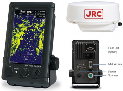 JRC JMA-1032 радар и антенна