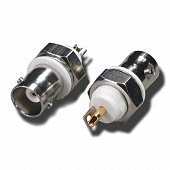 B-235 ВЧ-разъем BNC,  гнездо, на панель под гайку