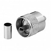 U-111F ВЧ-разъем UHF,  штекер,  RG-58,  обжимной (crimp)