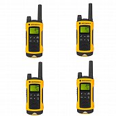 Motorola TLKR T80EX QUAD PACK рации с дисплеем и клавиатурой