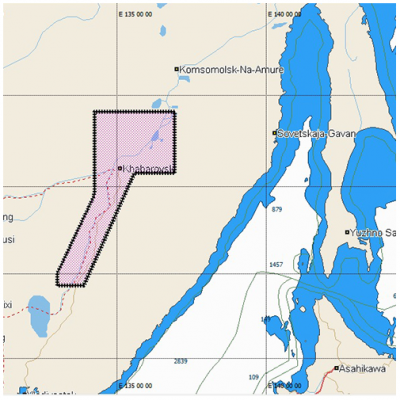 Карта C-MAP RS-506 река Уссури