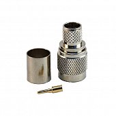 T-111B (2.8 pin) ВЧ-разъем TNC,  штекер,  DX-10A,  обжимной (crimp)