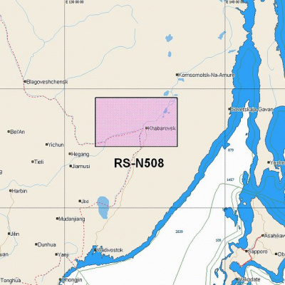 Карта C-MAP RS-508 река Амур, Хабаровск